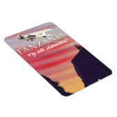 Tanzania African flight poster Magneet (Rechterzijde)