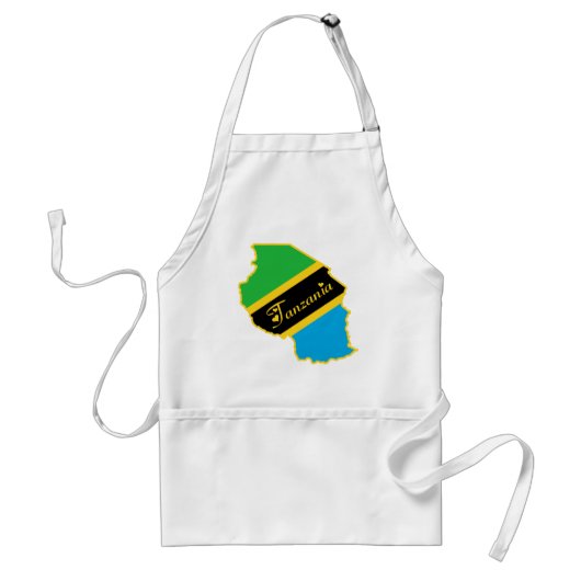 Tanzania Apron Standaard Schort (Voorkant)