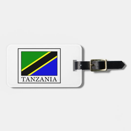 Tanzania Bagagelabel (Voorkant horizontaal)