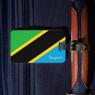 Tanzania Bagagelabels, patriottische Tanzaniaanse Bagagelabel