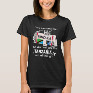 Tanzania Boarding Pass Tanzania Meisje Tanzania T-shirt