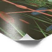 Tanzania - Bod Natron - reisposter Flamingo Foto Afdruk (Hoek)