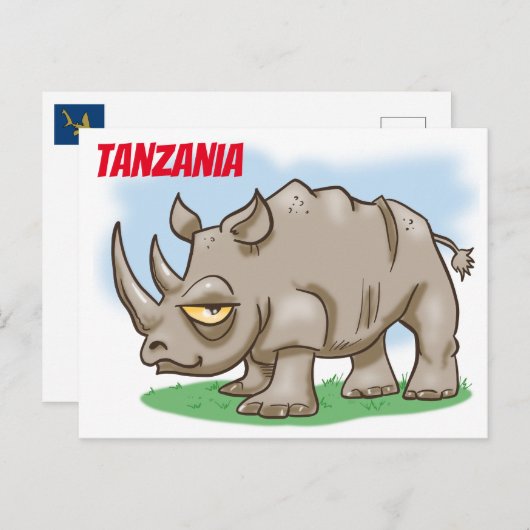 Tanzania Briefkaart (Voorkant / Achterkant)