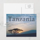 Tanzania Briefkaart (Voorkant / Achterkant)