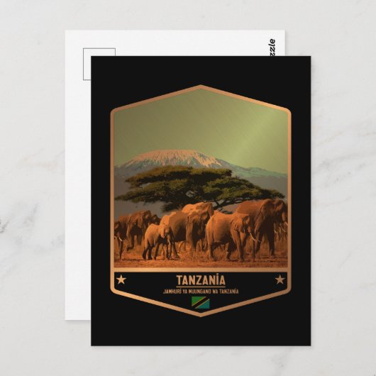 Tanzania Briefkaart (Voorkant / Achterkant)