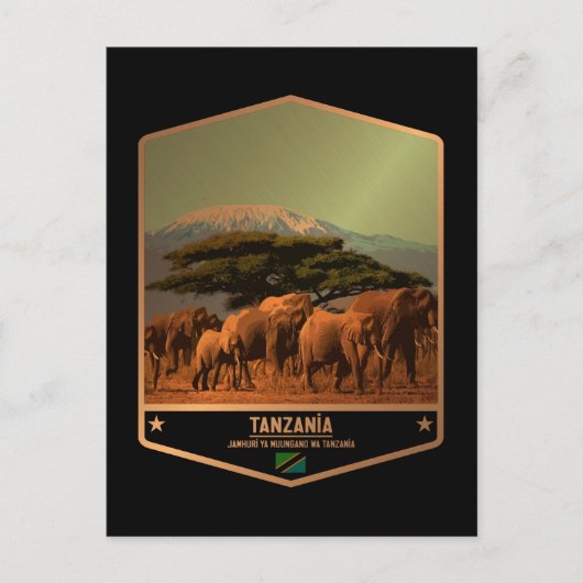 Tanzania Briefkaart (Voorkant)