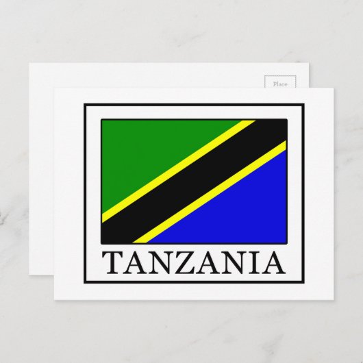 Tanzania Briefkaart (Voorkant / Achterkant)