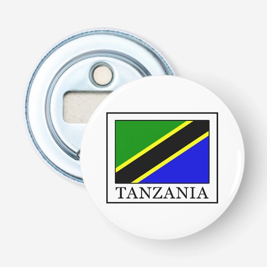 Tanzania Button Flesopener (Voorkant)