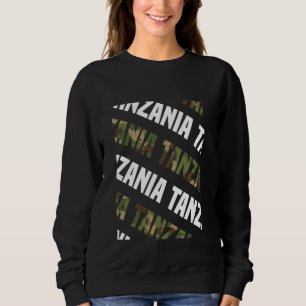 Tanzania Camo Pattern Green Camouflage Trui