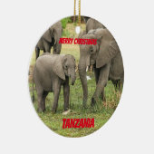Tanzania Custom Lion / Elephant Ornament (Rechts)