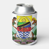 tanzania embleem blikjeskoeler (Blikje Voorkant)