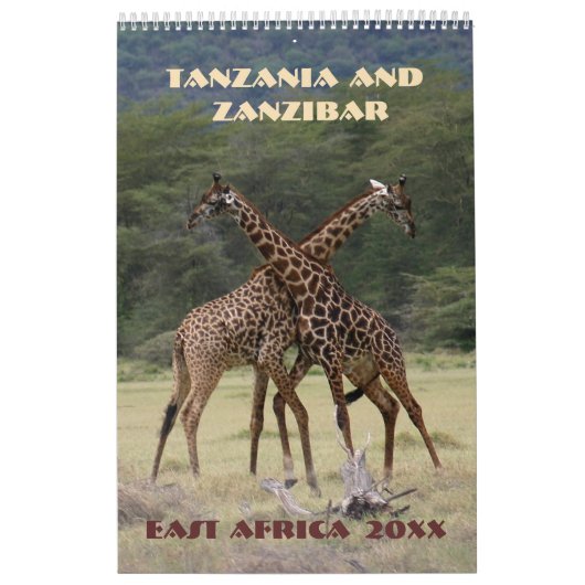 Tanzania en Zanzibar Kalender (Hoes)