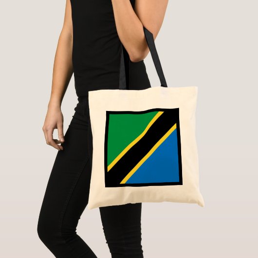 Tanzania Flag Bag Tote Bag (Voorkant (product))