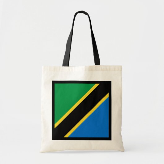 Tanzania Flag Bag Tote Bag (Voorkant)