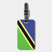 Tanzania Flag Bagagelabel (Voorkant verticaal)