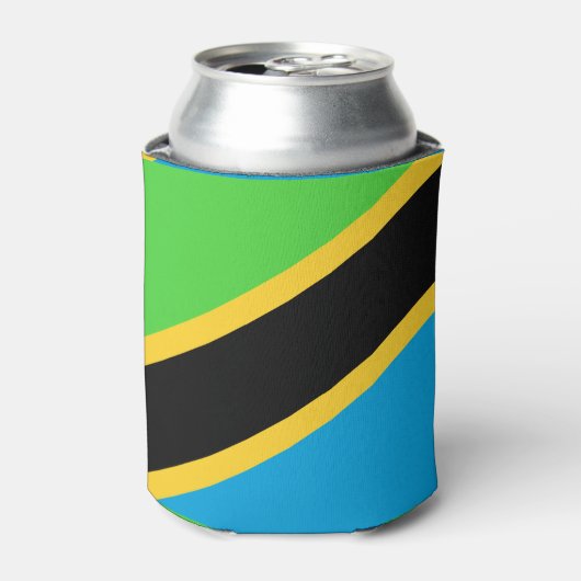 Tanzania Flag Blikjeskoeler (Blikje Voorkant)