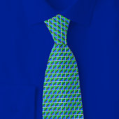 Tanzania Flag Brick Pattern Stropdas