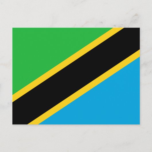 Tanzania Flag Briefkaart (Voorkant)