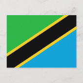 Tanzania Flag Briefkaart (Voorkant)