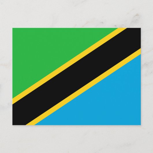 Tanzania Flag Briefkaart (Voorkant)