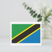 Tanzania Flag Briefkaart (Staand voorkant)
