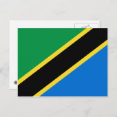 Tanzania Flag Briefkaart (Voorkant / Achterkant)