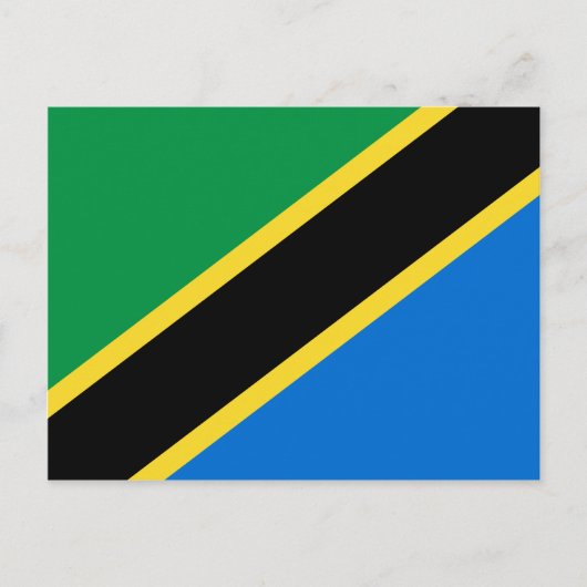 Tanzania Flag Briefkaart (Voorkant)