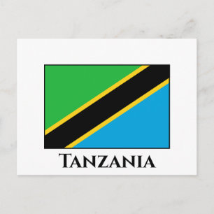 Tanzania Flag Briefkaart