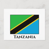Tanzania Flag Briefkaart (Voorkant)