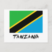 Tanzania Flag Briefkaart (Voorkant)