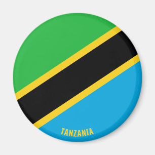Tanzania Flag Charming Patriotic Magneet