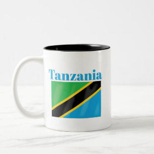 Tanzania Flag Coffee Mok