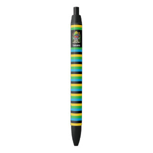Tanzania Flag Cute Patriotic Zwarte Inkt Pen