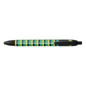 Tanzania Flag Cute Patriotic Zwarte Inkt Pen (Achterkant)