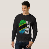 Tanzania Flag Dna Pride T-shirt van de Erfgoed (Voorkant volledig)