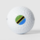 Tanzania Flag Golfballen (Voorkant)