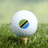 Tanzania Flag Golfballen (Insitu Shirt)