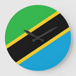 Tanzania Flag Grote Klok
