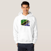Tanzania Flag Hoodie (Voorkant volledig)