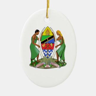 Tanzania Flag Keramisch Ornament
