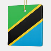 Tanzania Flag Keramisch Ornament (Links)