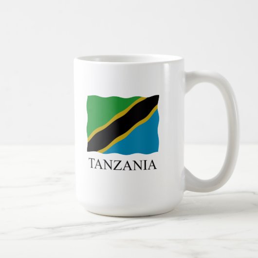 Tanzania flag koffiemok (Rechts)
