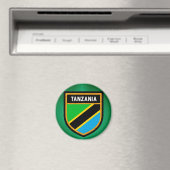 Tanzania Flag Magneet (Insitu (Vaatwasser))