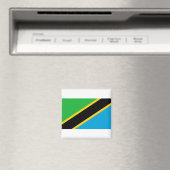 Tanzania Flag Magneet (Insitu (Vaatwasser))