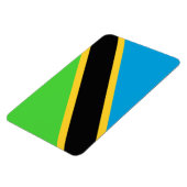 Tanzania Flag Magneet (Linkerzijde)