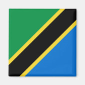 Tanzania Flag Magnet (Voorkant)