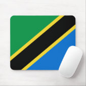 Tanzania Flag Mousepad Muismat (Met muis)