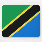 Tanzania Flag Mousepad Muismat (Voorkant)