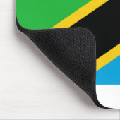 Tanzania Flag Muismat (Hoek)