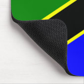 Tanzania Flag Muismat (Hoek)